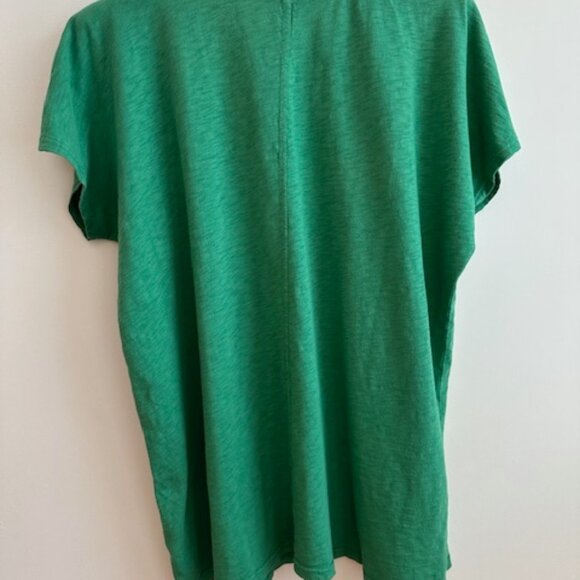 Velvet by Graham & Spencer green flowy t-shirt - Picture 3 of 6